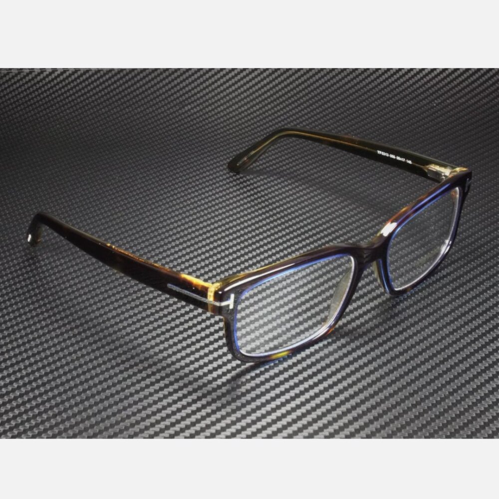 Tom Ford Havana 55mm Men's Eyeglasses